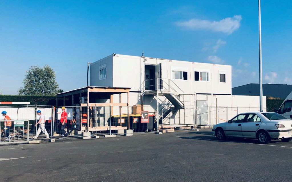 Monoblocs modulaire base de vie chantier